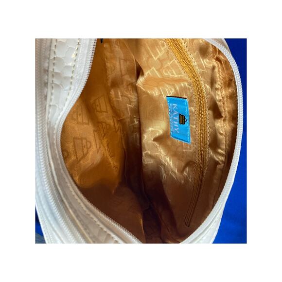 Kathy Van Zeeland Womens White Shoulder Bag Handbag Purse New Other - Picture 6 of 16